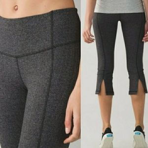 Lululemon 12 Gather & Crow Crop II Herringbone